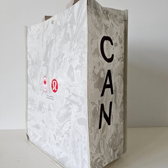 4 x New LULULEMON Multicolor TEAM CANADA Reusable Shopping Bag Large - Picture 7 of 9